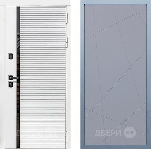 Дверь Дива МХ-45 Белая STR Д-11 Силк Маус в Люберцах