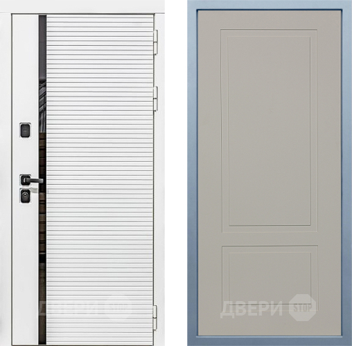 Входная металлическая Дверь Дива МХ-45 Белая STR Н-7 Шампань в Люберцах