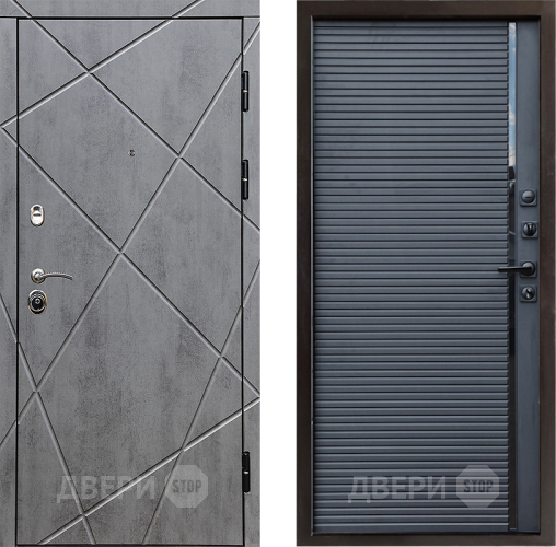 Дверь Престиж Лучи Porte Черный кварц в Люберцах
