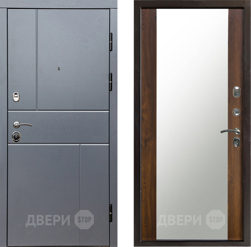 Дверь Престиж Горизонт Грэй Зеркало Дуб в Люберцах