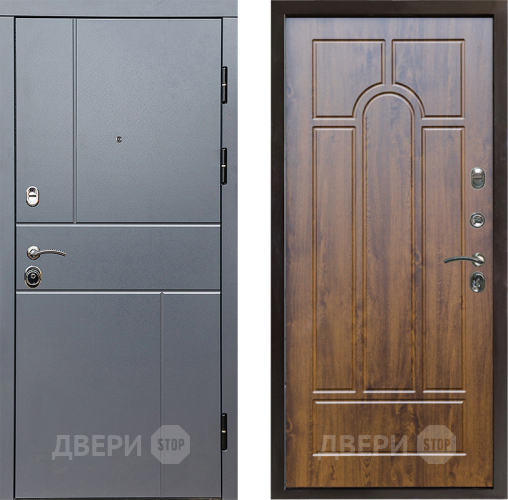 Входная металлическая Дверь Престиж Горизонт Грэй Арка Дуб в Люберцах