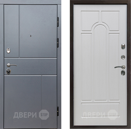 Дверь Престиж Горизонт Грэй Арка Лиственница белая в Люберцах
