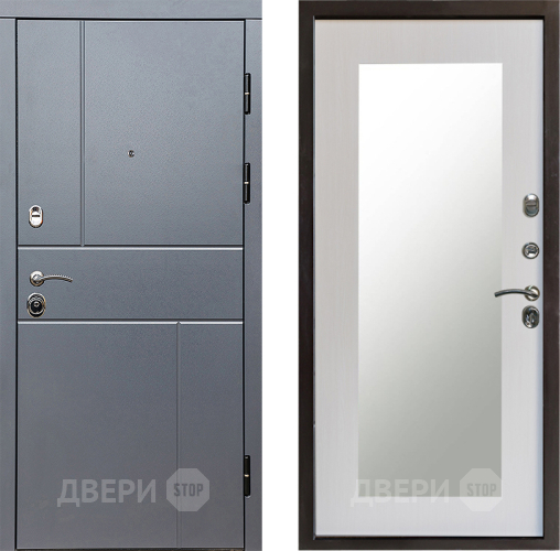 Дверь Престиж Горизонт Грэй Зеркло Пастораль Лиственница белая в Люберцах