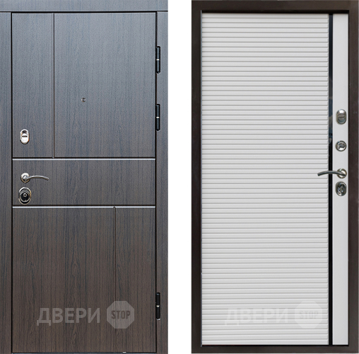 Входная металлическая Дверь Престиж Горизонт Венге Porte Белый в Люберцах