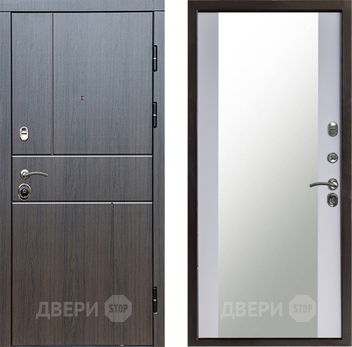 Дверь Престиж Горизонт Венге Зеркало Белый софт в Люберцах