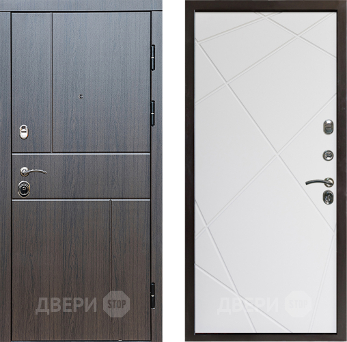 Входная металлическая Дверь Престиж Горизонт Венге Лучи Бетон белый в Люберцах