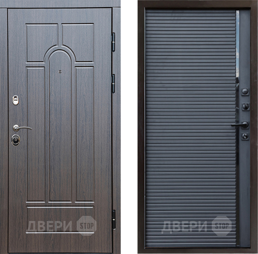 Входная металлическая Дверь Престиж Арка Porte Черный кварц в Люберцах