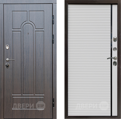 Входная металлическая Дверь Престиж Арка Porte Белый в Люберцах