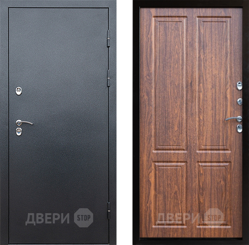 Дверь Престиж TERMO с терморазрывом Снегирь Серебро Премиум Орех светлый в Люберцах