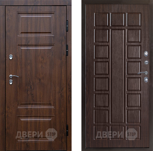 Входная металлическая Дверь Престиж TERMO с терморазрывом Премиум Орех Престиж Венге в Люберцах