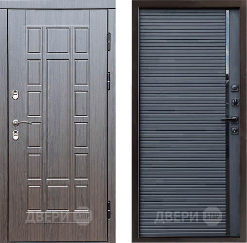 Входная металлическая Дверь Престиж TERMO с терморазрывом Престиж Porte Черный кварц в Люберцах