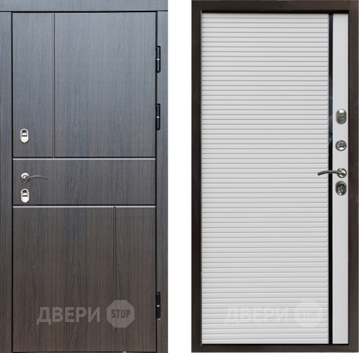 Входная металлическая Дверь Престиж TERMO с терморазрывом Горизонт Венге Porte Белый в Люберцах