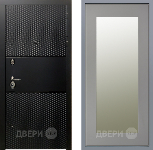 Дверь Заводские двери Тефлон Зеркало Модерн Грей софт в Люберцах