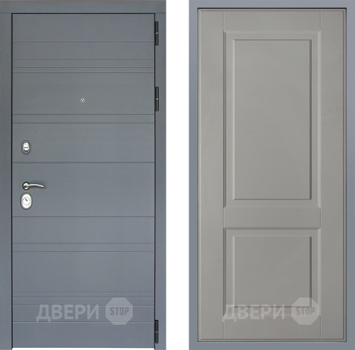 Дверь Заводские двери Лира Софт графит Доррен Грей софт в Люберцах