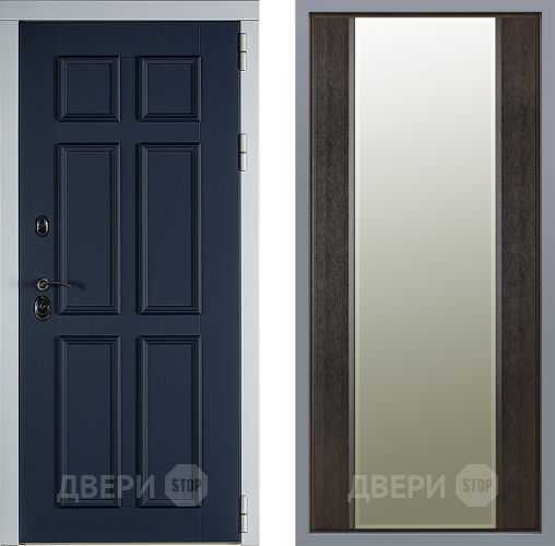 Дверь Заводские двери Стокгольм Зеркало Макси Венге в Люберцах