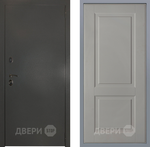Дверь Заводские двери Эталон 3к антик серебро Доррен Грей софт в Люберцах