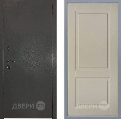 Дверь Заводские двери Эталон 3к антик серебро Доррен Шампань в Люберцах