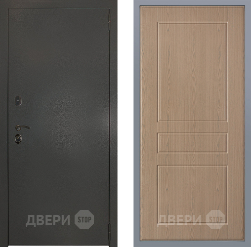 Дверь Заводские двери Эталон 3к антик серебро К-2 Беленый дуб в Люберцах