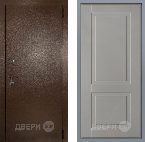 Дверь Заводские двери Эталон 3к антик медь Доррен Грей софт в Люберцах