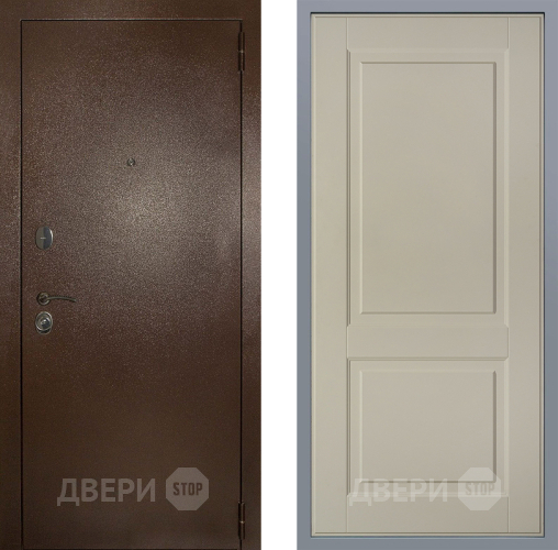 Дверь Заводские двери Эталон 3к антик медь Доррен Шампань в Люберцах