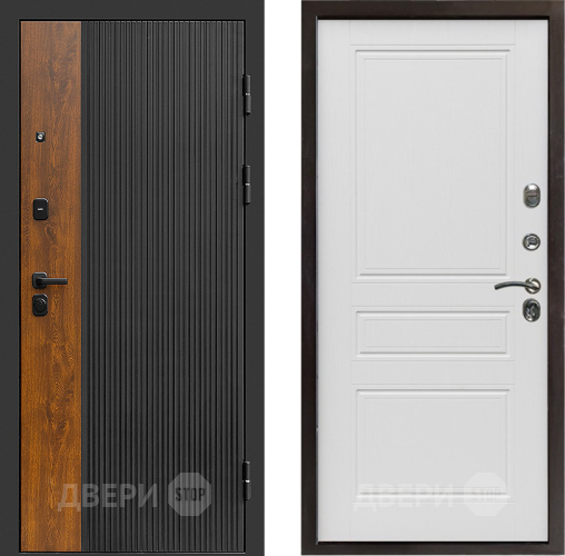 Входная металлическая Дверь Престиж Prestizh Классика Лиственница белая в Люберцах