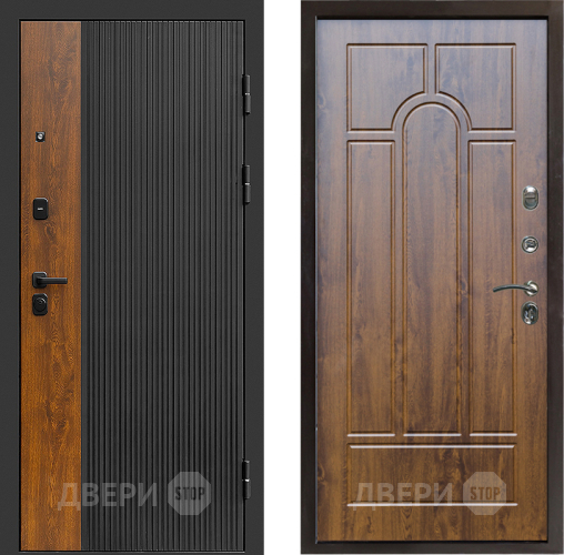 Входная металлическая Дверь Престиж Prestizh Арка Дуб в Люберцах