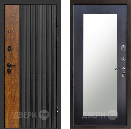 Входная металлическая Дверь Престиж Prestizh Зеркло Пастораль Венге в Люберцах