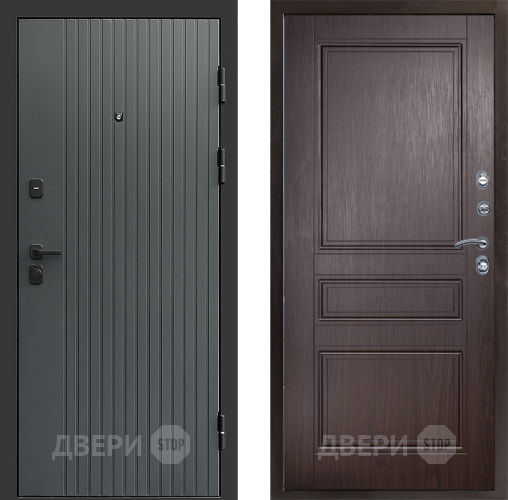 Входная металлическая Дверь Престиж Tvist Grey Классика Венге в Люберцах