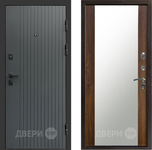 Дверь Престиж Tvist Grey Зеркало Дуб в Люберцах