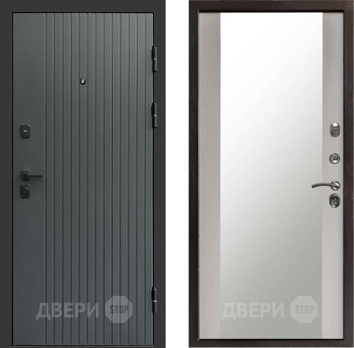 Дверь Престиж Tvist Grey Зеркало Лиственница белая в Люберцах