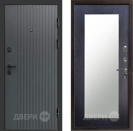 Дверь Престиж Tvist Grey Зеркло Пастораль Венге в Люберцах