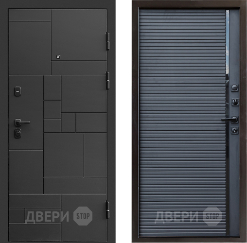 Дверь Престиж Kvadro Porte Черный кварц в Люберцах