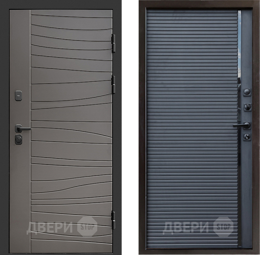 Входная металлическая Дверь Престиж Siciliya Porte Черный кварц в Люберцах