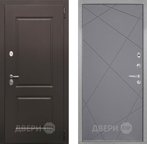 Дверь Интекрон (INTECRON) Кампо Лучи-М Графит софт в Люберцах