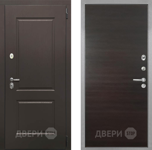 Входная металлическая Дверь Интекрон (INTECRON) Кампо Гладкая Эковенге поперечный в Люберцах