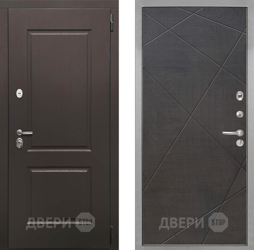Дверь Интекрон (INTECRON) Кампо Лучи-М Венге распил кофе в Люберцах