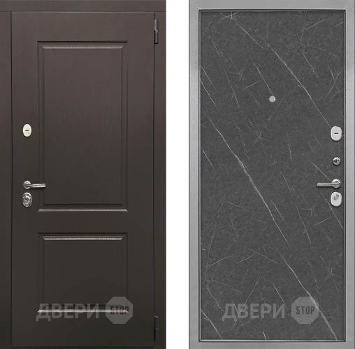 Дверь Интекрон (INTECRON) Кампо Гладкая Гранит лава оникс в Люберцах