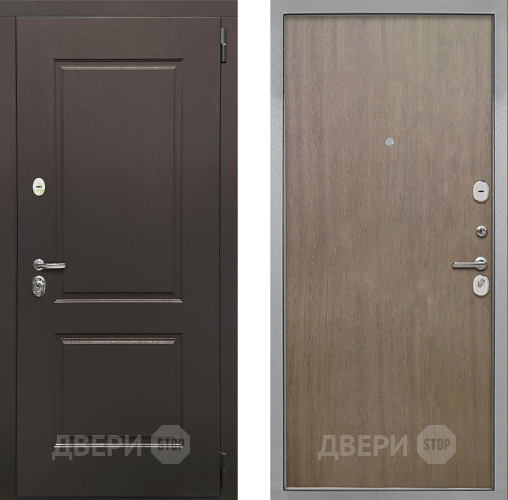 Дверь Интекрон (INTECRON) Кампо Гладкая шпон Венге коричневый в Люберцах