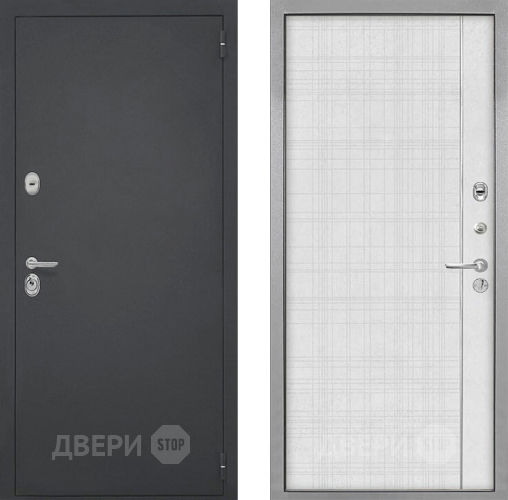 Входная металлическая Дверь Интекрон (INTECRON) Гектор В-07 с молдингом Лофт белый в Люберцах