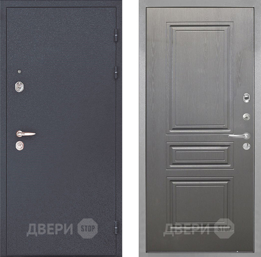 Дверь Интекрон (INTECRON) Колизей ФЛ-243 Графит вуд дуб в Люберцах