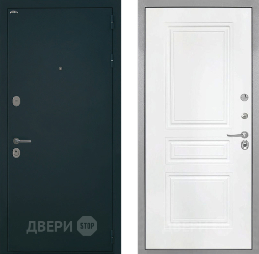Входная металлическая Дверь Интекрон (INTECRON) Греция ФЛ-243 Белый матовый в Люберцах
