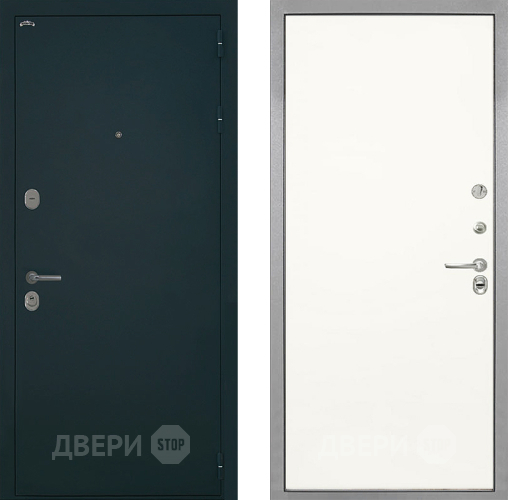 Входная металлическая Дверь Интекрон (INTECRON) Греция Гладкая Слоновая кость в Люберцах