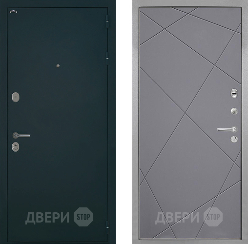 Дверь Интекрон (INTECRON) Греция Лучи-М Графит софт в Люберцах