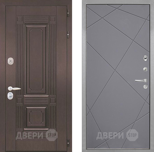 Дверь Интекрон (INTECRON) Италия Лучи-М Графит софт в Люберцах