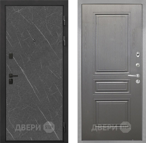 Дверь Интекрон (INTECRON) Профит Black Гранит Лава Оникс ФЛ-243 Графит вуд дуб в Люберцах