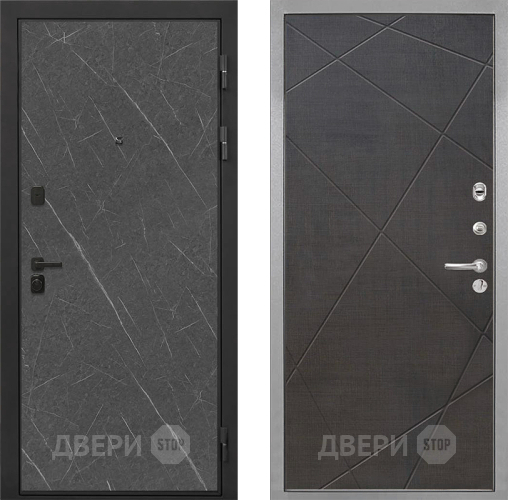 Дверь Интекрон (INTECRON) Профит Black Гранит Лава Оникс Лучи-М Венге распил кофе в Люберцах