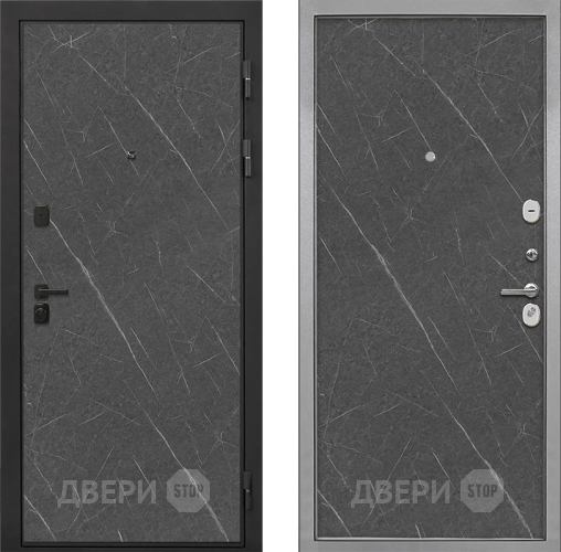 Дверь Интекрон (INTECRON) Профит Black Гранит Лава Оникс Гладкая Гранит лава оникс в Люберцах