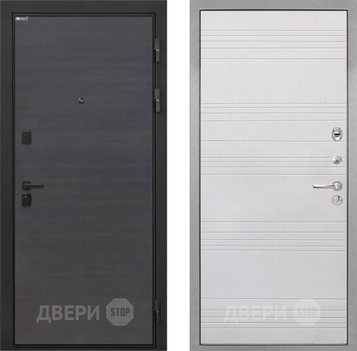 Входная металлическая Дверь Интекрон (INTECRON) Профит Black Эковенге ФЛ-316 Белый ясень в Люберцах