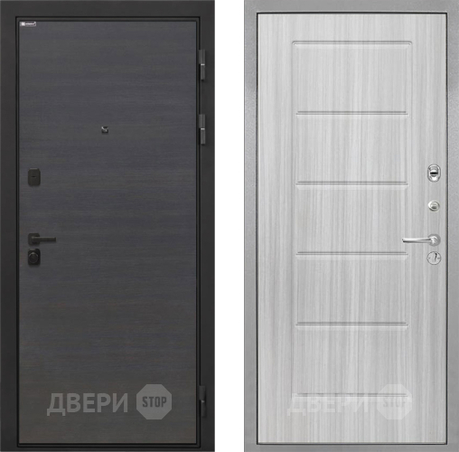 Входная металлическая Дверь Интекрон (INTECRON) Профит Black Эковенге ФЛ-39 Сандал белый в Люберцах