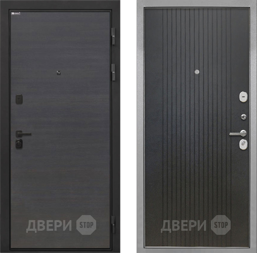 Дверь Интекрон (INTECRON) Профит Black Эковенге ФЛ-295 Лофт черный в Люберцах